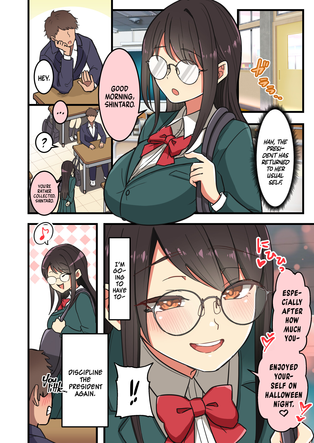 Hentai Manga Comic-My Class President Got a Little Carried Away On Halloween, So I Had toTeach her a Lesson!-Read-16